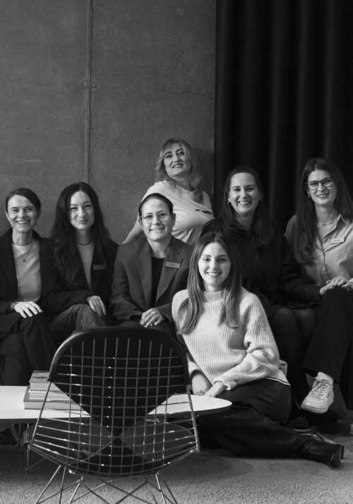 Balck and white picture of EmiLu Team