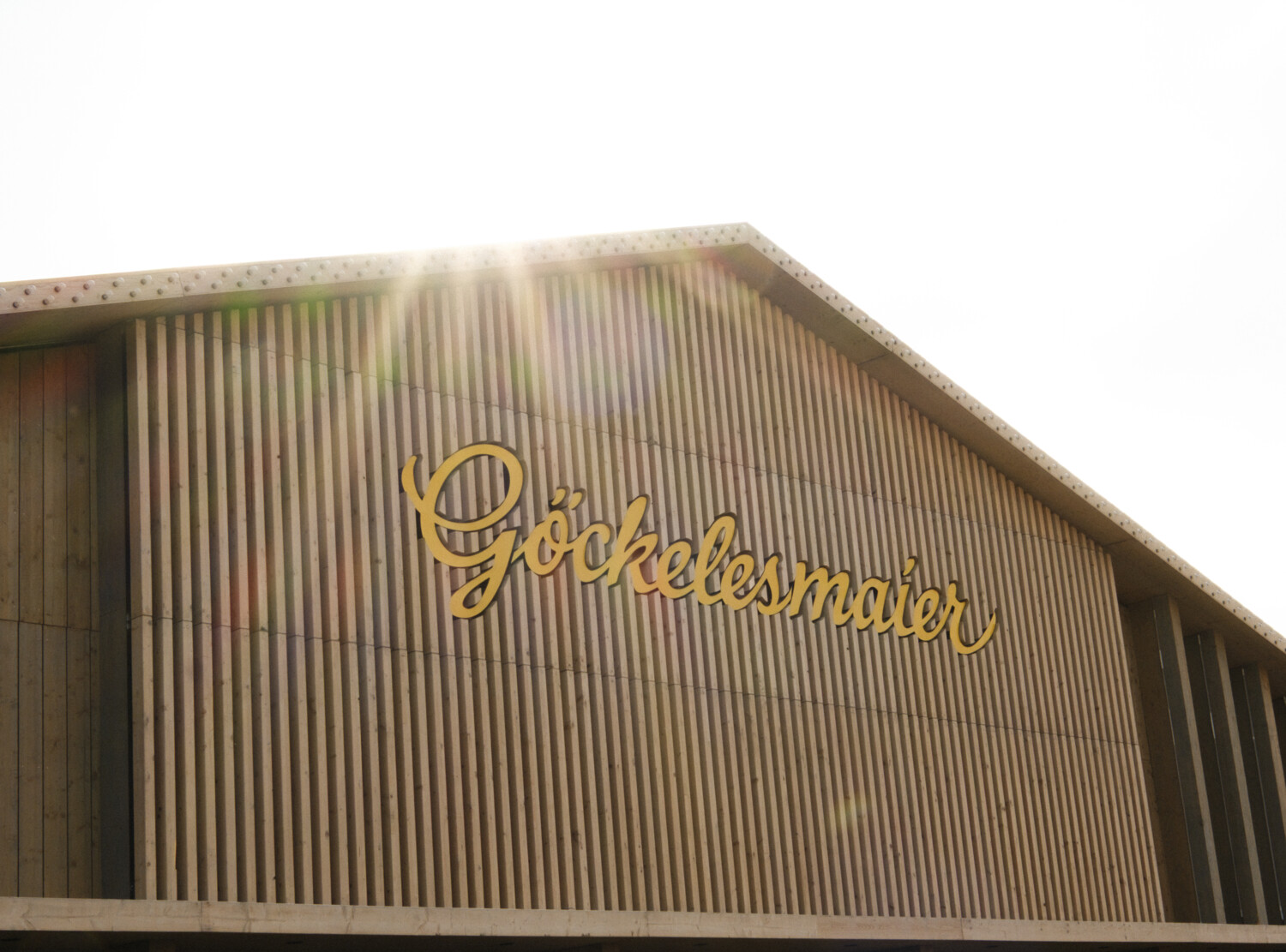 Frontview of the G&ouml;ckelesmaier festive tent